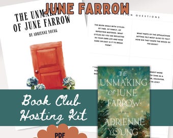 The Unmaking of June Farrow Book Club Guide: Discussion, Games (PDF Printable)