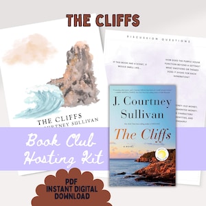クレア・J・コートニー・サリバン著『The Cliffs』読書会ガイド、読書会ゲーム、読書会ディスカッション、クラブ活動、ディスカッションカード