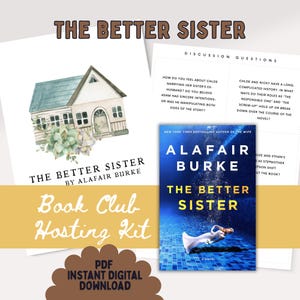 アラフェア・バーク著『The Better Sister』読書会ガイド、読書会ゲーム、読書会ディスカッション、読書会アクティビティ