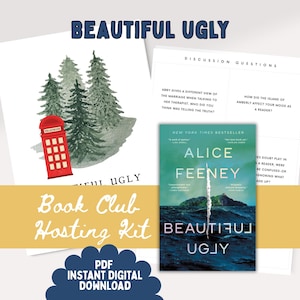 アリス・フィーニー著『Beautiful Ugly』読書会ガイド、読書会ゲーム、読書会ディスカッション、読書会アクティビティ、ディスカッションカード