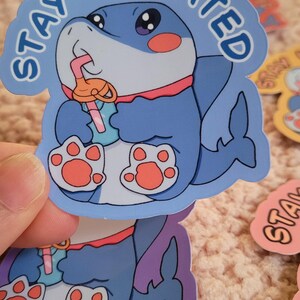 Jeff 'stay Hydrated' Sticker | Land Shark | Water-resistant Sticker ...