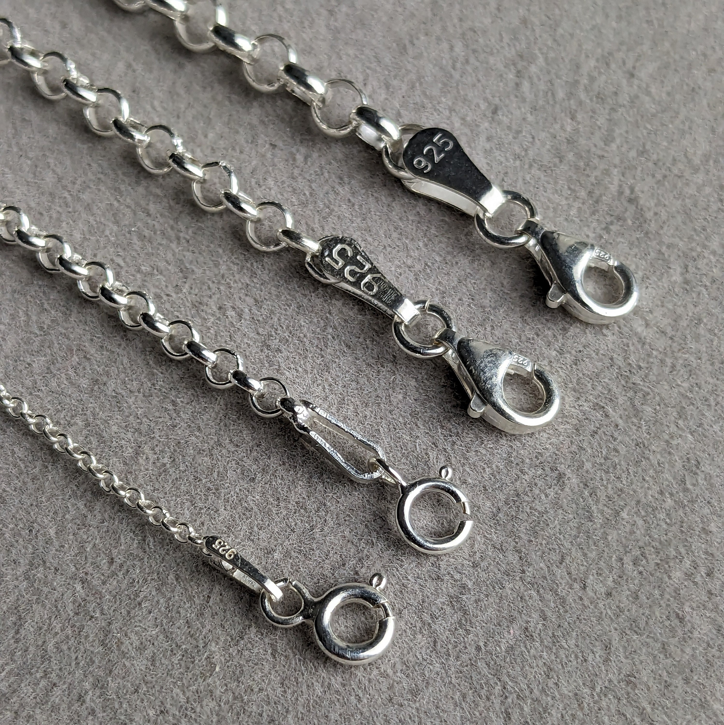 ネックレス・チョーカー COOR Silver Rolo Chain Necklace 5JH877 Signature Rolo Chain Silver — Lola & Company