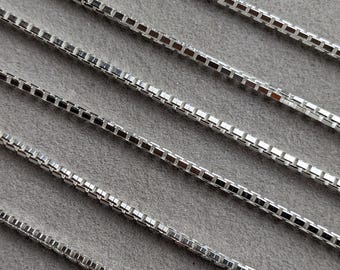 韓国発【Hei】(Silver925) foil chain necklace☆追跡送 Singapore Chain Necklace Solid Sterling Silver 24&quot