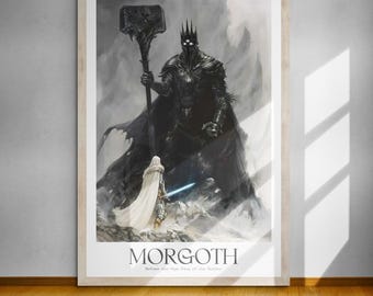 The Duel of Morgoth and Fingolfin Poster