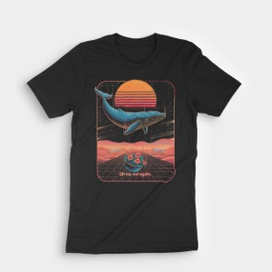 Hitchhiker's Guide "Oh nee, niet weer..." T-shirt walvis en petunia