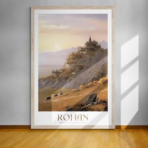 Rohan, Meduseld the Golden Hall Poster
