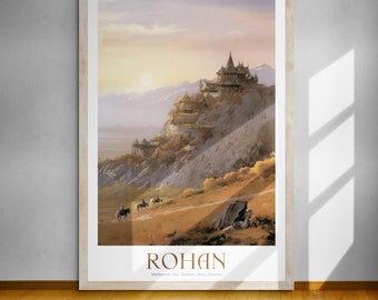 Rohan, Meduseld the Golden Hall Poster