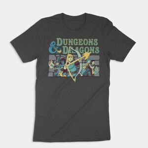 D&D cartoon retro T-shirt