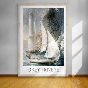 Grey Havens, Departing for the Undying Lands Poster