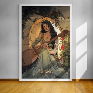 Denna the Muse of Temerant, Kingkiller Chronicles Poster