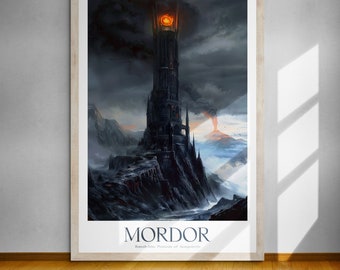Mordor, Tower of Barad-dûr Poster