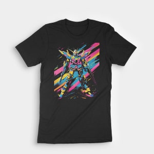 Retro RX-78-2 Neon Mecha Legend Shirt