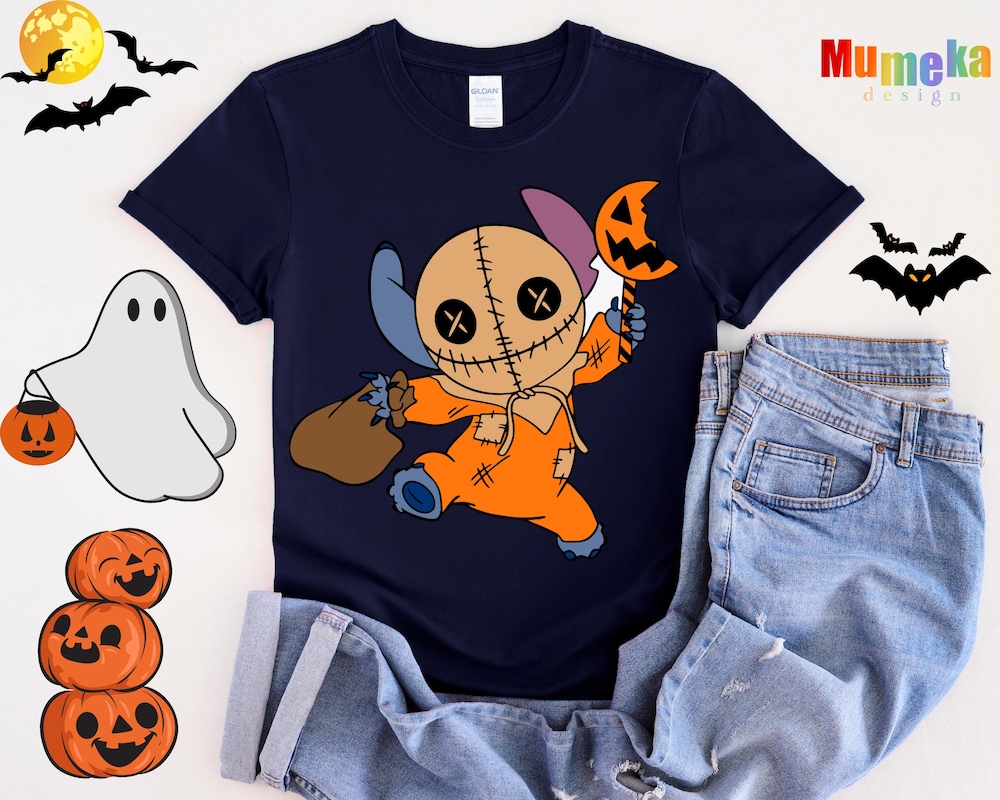Stitch Sam Shirt, Stitch Halloween Shirt, Disney Halloween Shirt, Disney Shirt, Stitch Shirt, Halloween Shirt, Disney Matching Shirts Designed By Shirttrendz