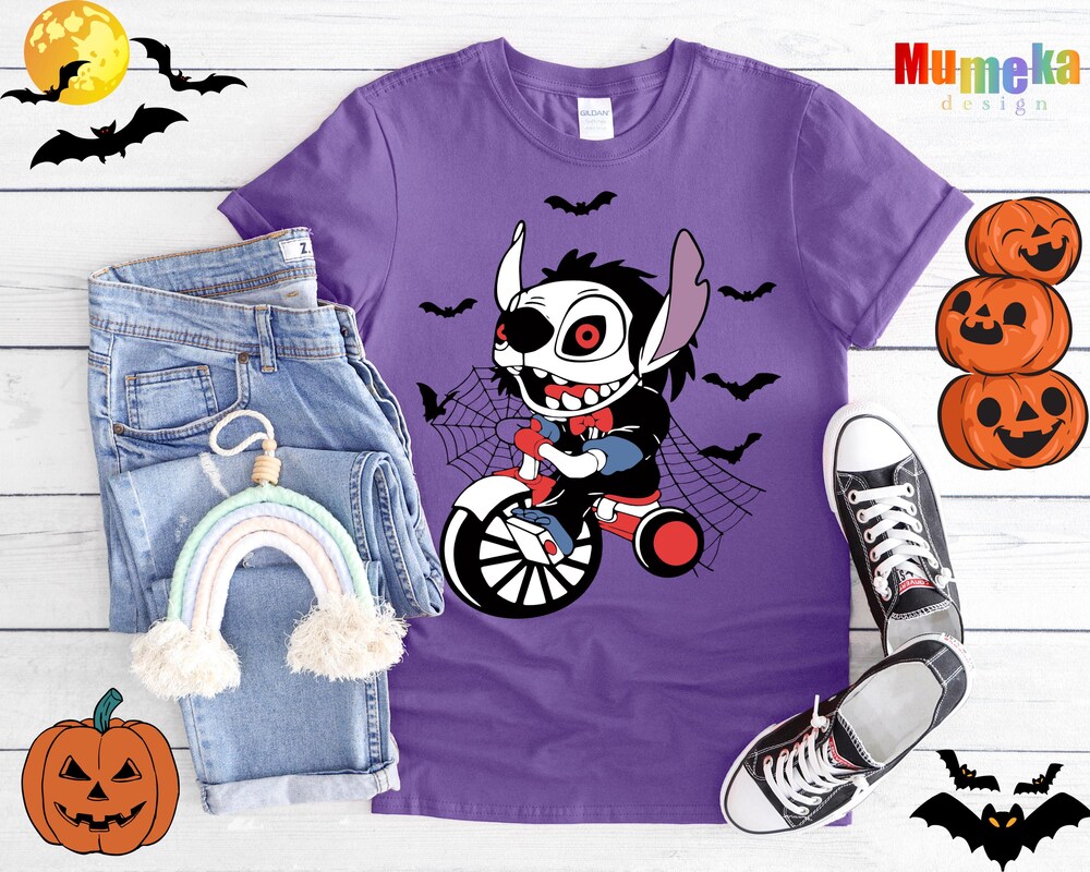 Jigsaw Stitch Shirt, Stitch Halloween Shirt, Disney Halloween Shirt, Disney Shirt, Stitch Shirt, Halloween Shirt,Disney Matching Shirts Designed By Shirttrendz