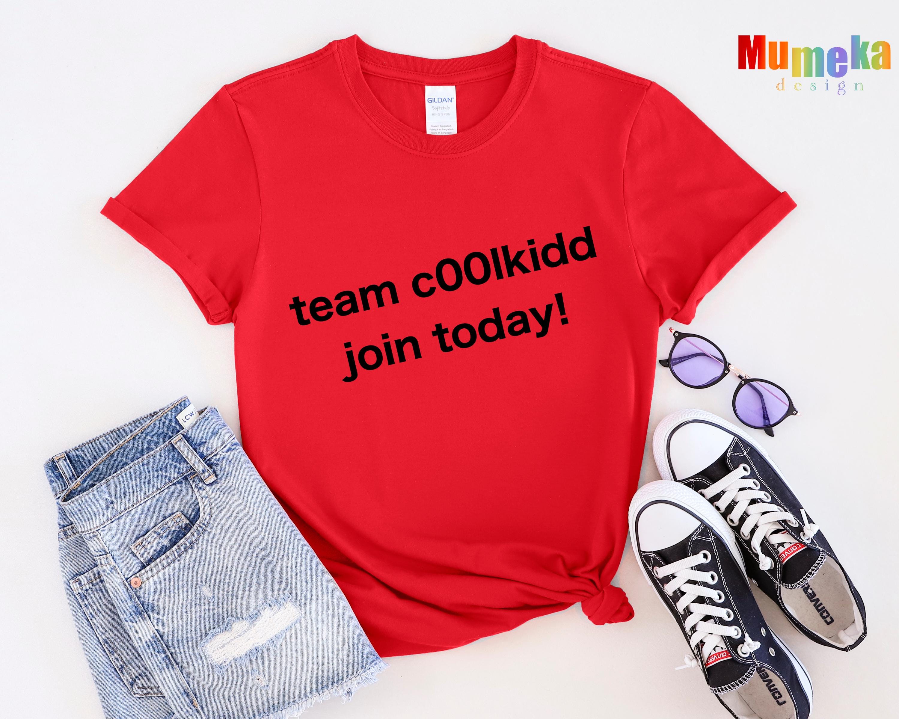 Team c00lkidd Join Today, Roblox, Hacker, Forsaken, Gamer Apparel, Gaming T-Shirt for Gamers, Roblox Shirt, Team c00lkidd Join shirt.rblx