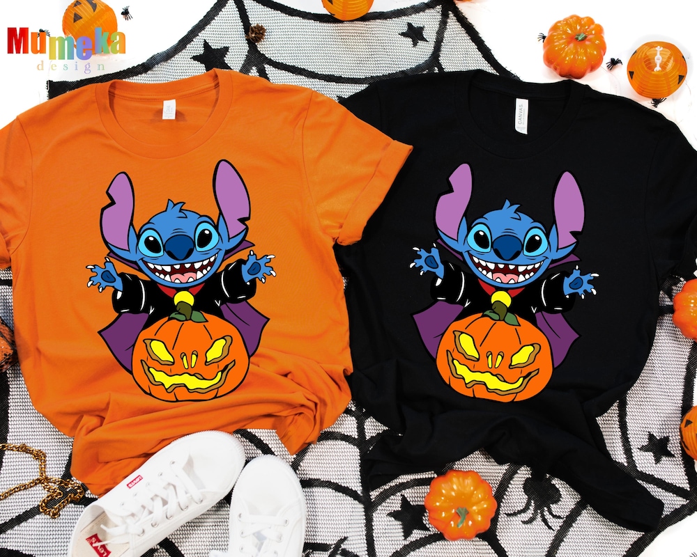 Stitch Halloween Shirt, Disney Halloween Shirt, Disney Shirt, Stitch Shirt, Halloween Shirt,Disney Matching Shirts, Stitch Horror Shirt