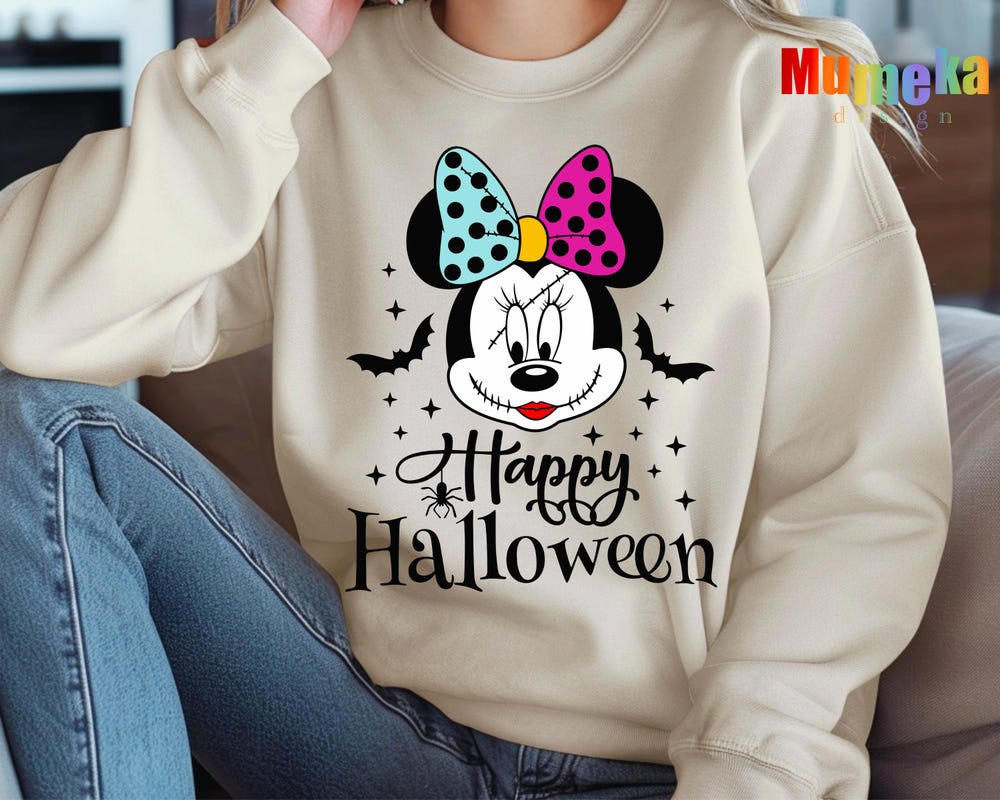 Minnie Halloween Sweatshirt, Disney Halloween Sweatshirt, Mickey Halloween Sweatshirt, Halloween Shirt, Halloween Sweatshirt, Halloween Gift Teesummer