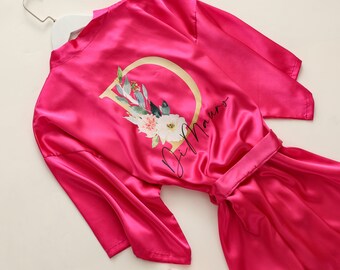 Elegant Bridesmaid Robes on Etsy: Customizable, Chic, and Comfortable! Perfect for Your Bridal Party. Shop Unique Styles and Colors