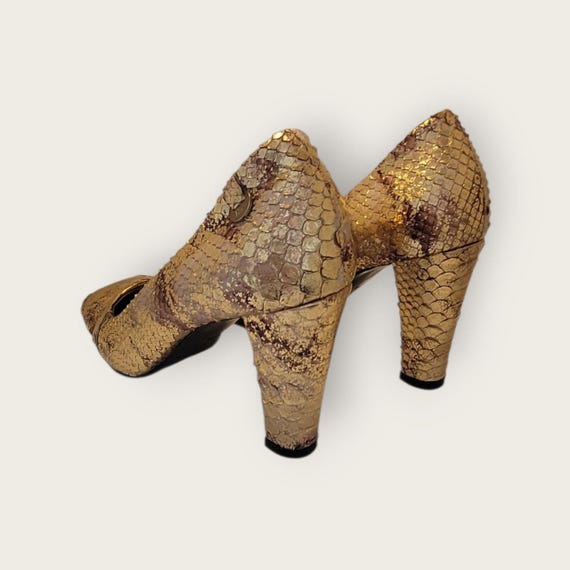 Roberto Botticelli women's python leather shoes - image 10