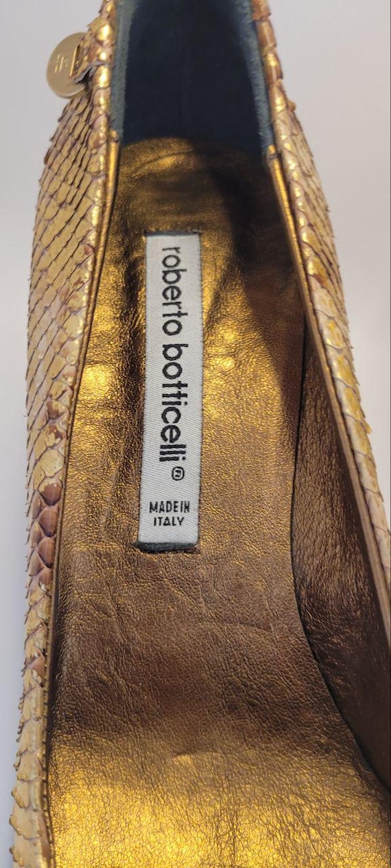 Roberto Botticelli women's python leather shoes - image 8