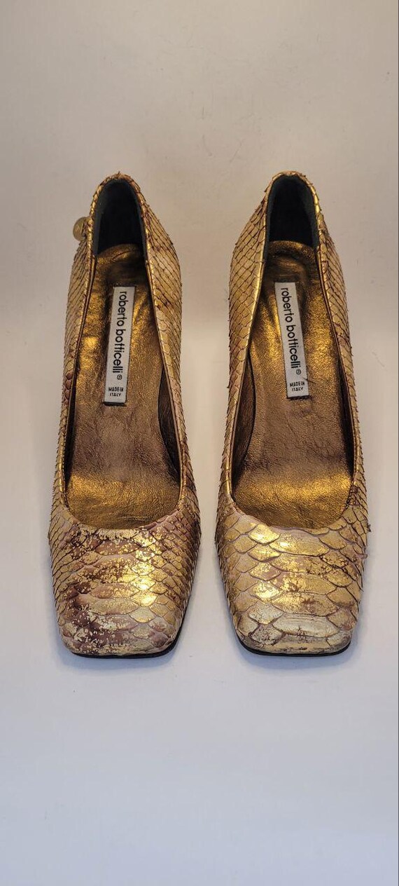 Roberto Botticelli women's python leather shoes - image 6