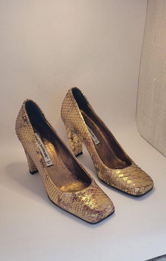 Roberto Botticelli women's python leather shoes - image 7