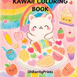 Sweet Kawaii Coloring Book