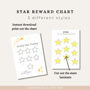 Reward Chart AUTISM - Printable Behaviour Chart - Kids Reward System- Can also support children with Autism ADHD