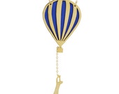 Hot air balloon necklace // In the air necklace