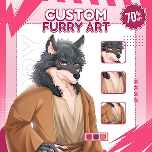 Custom Drawing Anime Character Furry Commission | Furry Art, Furry Adobt, Furry Icon, Furry Avatar, Furry Commissio, Anthro Character.