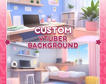 Vtuber Animated Background, Cozy Room, Looped Vtuber Background, Vtuber Background for Twitch Streaming, Stream Overlay, Vtuber Asset