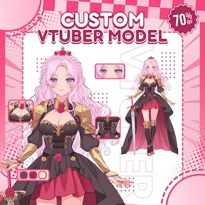 Benutzerdefinierte VTuber Model Design: Live2D Bereit, Kommerzielle Nutzung