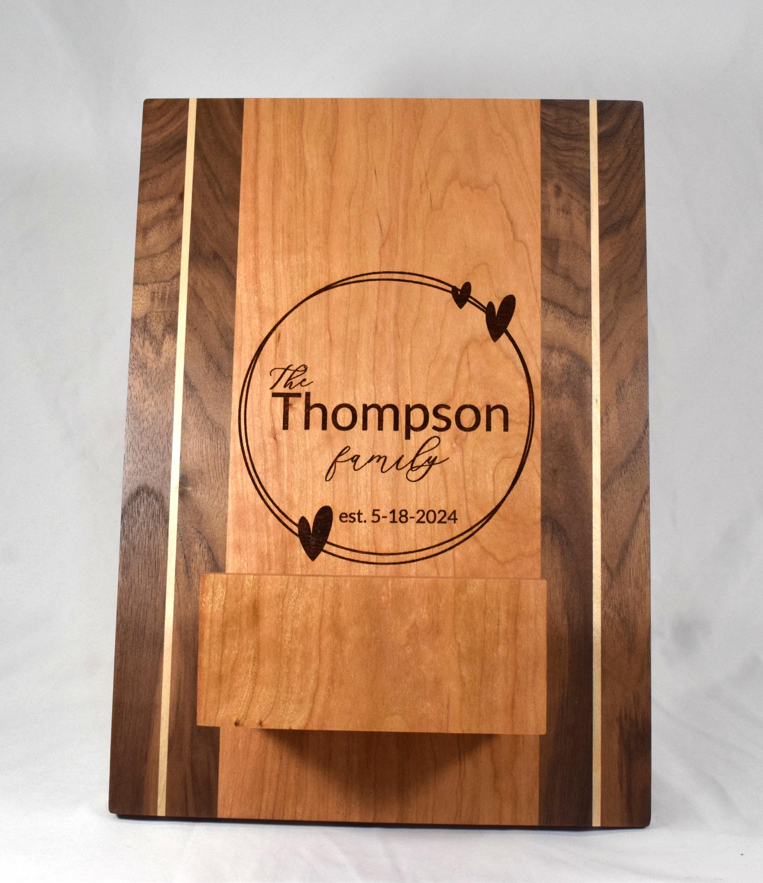 Book Stand, Wood Book Holder, Custom Housewarming Gift, Cook Book Stand ...