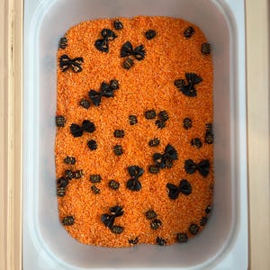 Bats and Bugs Halloween Pour and Play Sensory Mix