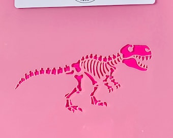 Dinosaur Bones-Skeleton / Art, Craft or Cookie Stencil by cankeep
