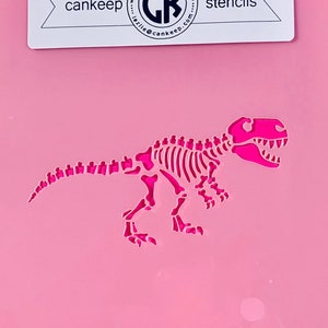 Dinosaur Bones-Skeleton / Cookie or Craft  Stencil by cankeep