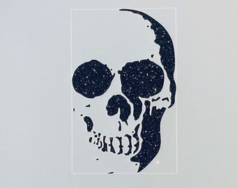 Skull  Style #1 / Cookie or Craft Stencil by cankeep