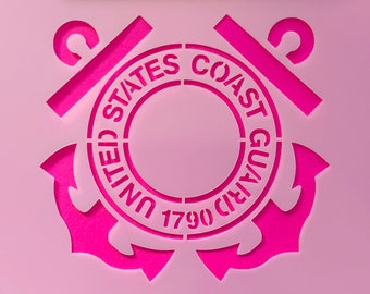 Military US Coast Guard Logo/Cookie & Craft Stencil by cankeep