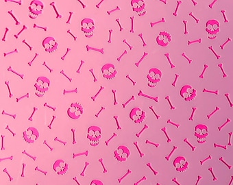 Skeleton Bones Background/  Art, Craft, or Cookie Stencil, by cankeep