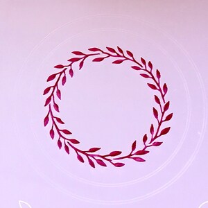 Laurel Leaf Wreath-Cookie& Craft Stencil by cankeep