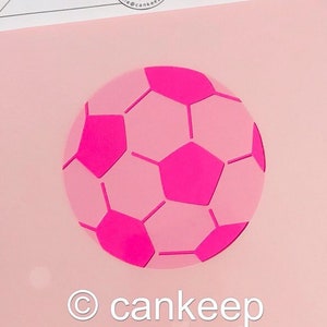 Soccer Ball / Cookie or Craft Stencil by cankeep