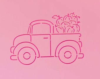 PYO Pumpkin Truck / Art, Craft or Cookie Stencil