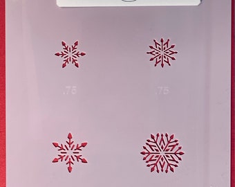 Mini Snowflakes #4 / Cookie or Craft  Stencil