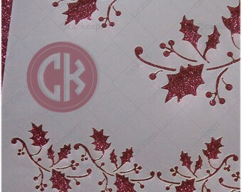 Christmas Holly & Berries / Cookie - Craft Stencil- cankeep