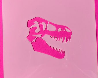 Dinosaur Skull /Art, Craft, or Cookie Stencil by cankeep