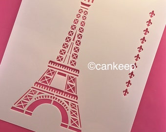 Eiffel Tower 10"/ Cookie or Craft Stencil