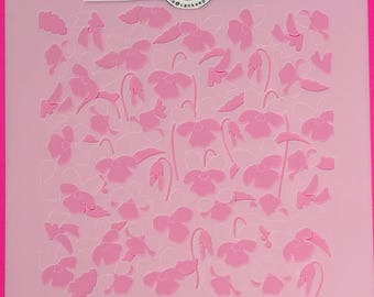 Pensamientos de 4 capas / Plantilla para galletas o manualidades de cankeep
