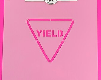 Yield Sign Crafts Yield Sign - Etsy