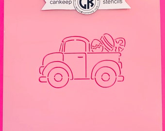 Paint Your Own- Easter Truck / Cookie + Craft Stencil by CanKeep
