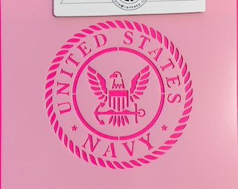 Military US Navy Logo/Cookie or Craft Stencil